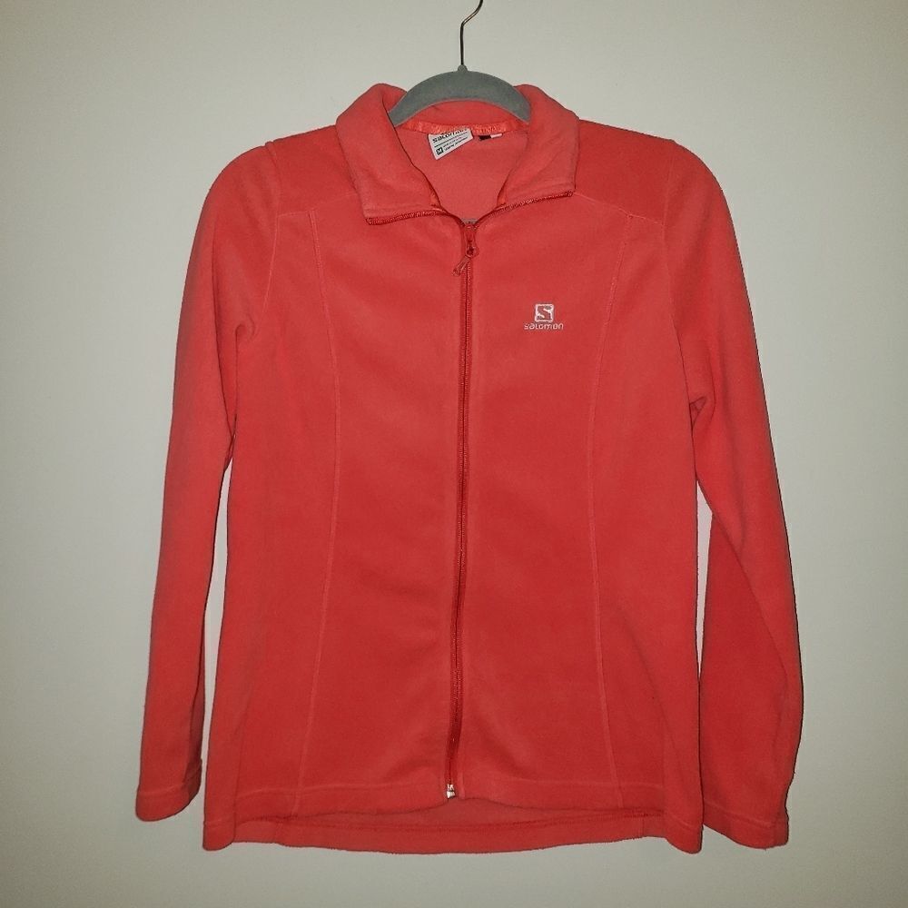 SALOMON CORAL FLEECE ZIP UP JACKET MEDIUM